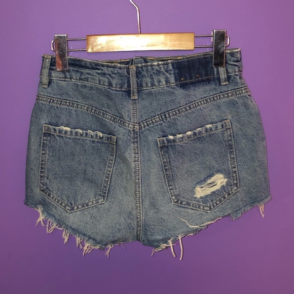 Garage ripped jean shorts - Picture 2 of 2